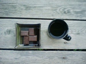 Tea and chocolate