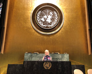 Karen Rempel - New York Technical Writer - at UN General Assembly
